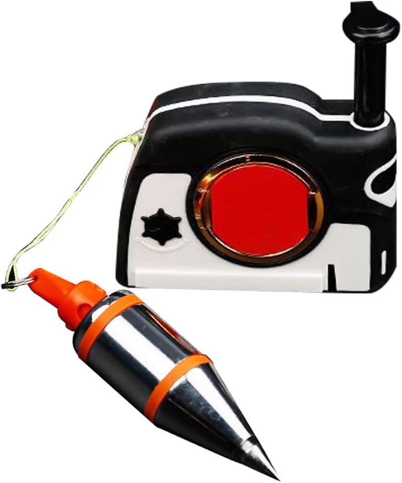 Maxmartt Plumb Bob Magnetic, Plumb Bob Setter Magnetic Plumb Rite with 4.5m Self-retracting Cord Quick-stabilizing Spool - Image 1